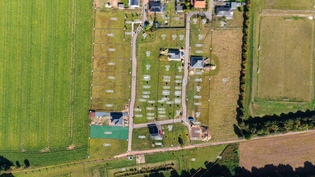 Markierte Grundstücksfläche von Gr. Santersleben - Grundstück-Nr. 18