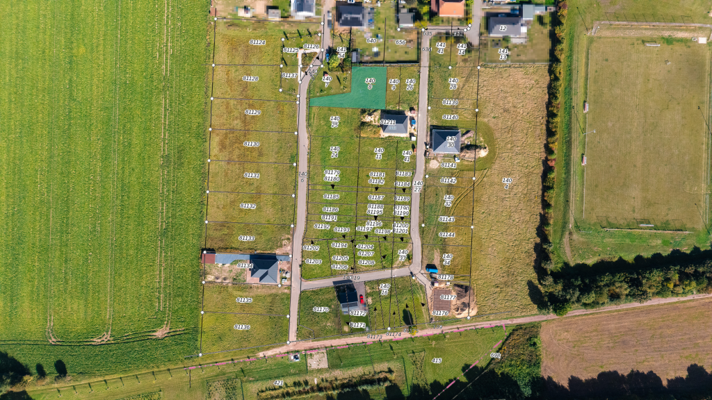 Markierte Grundstücksfläche von Gr. Santersleben - Grundstück-Nr. 36